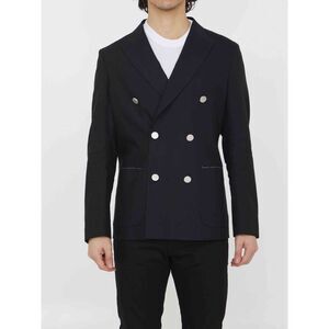 Tonello Men Double-Breasted Stretch Jacket